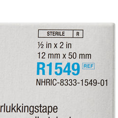 Skin Closure Strip Steri-Strip 1/2 X 2 Inch Nonwoven Material Reinforced Strip White, Packaging Type- Box