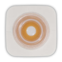 Ostomy Barrier Sur-Fit Natura Trim to Fit, Standard Wear Stomahesive Adhesive 45 mm Flange Sur-Fit Natura System Hydrocolloid Up to 1 to 1-1/4 Inch Opening 4 X 4 Inch | 10/Box