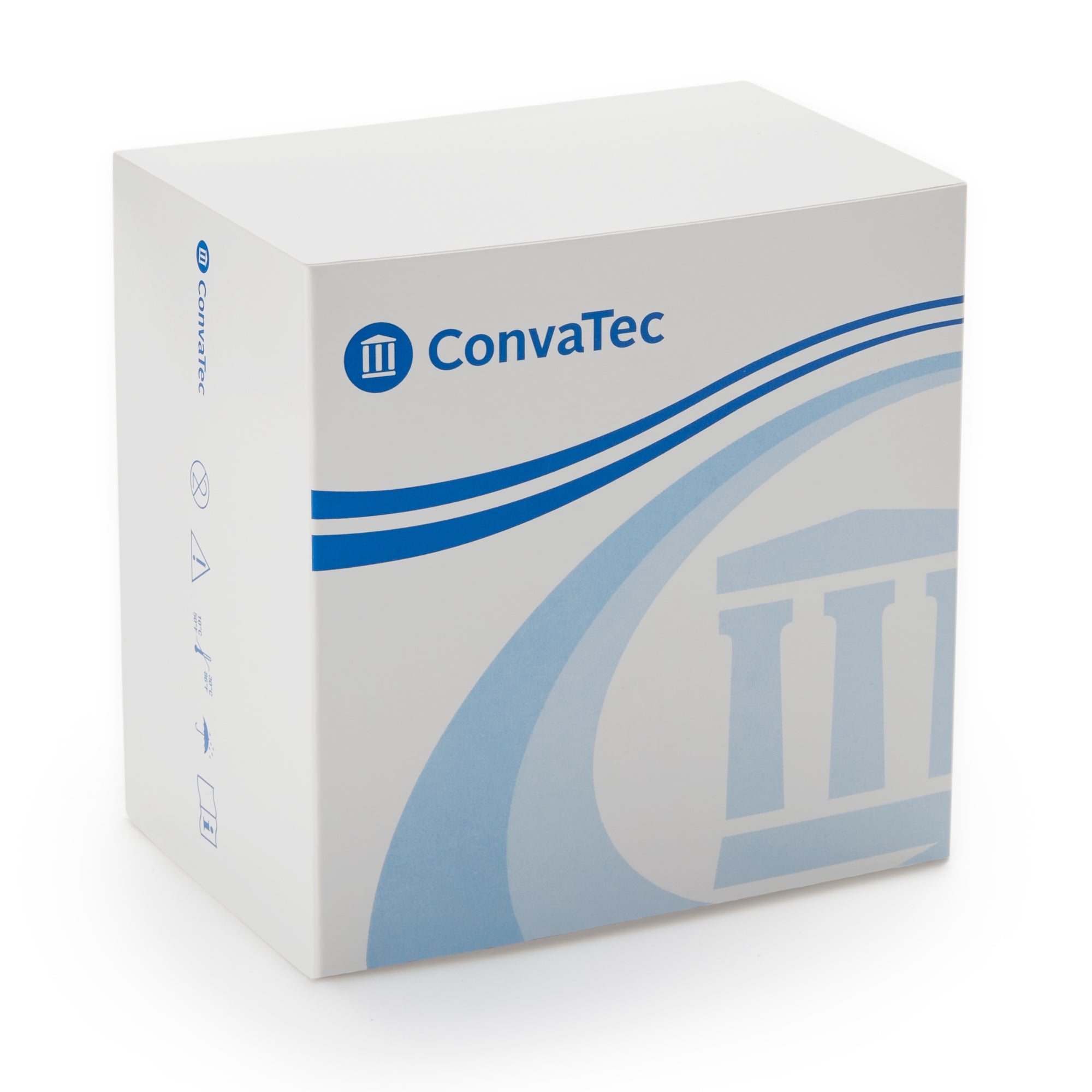 Ostomy Barrier Sur-Fit Natura Trim to Fit, Extended Wear Durahesive Adhesive 45 mm Flange Hydrocolloid 1 to 1-1/4 Inch Opening 4 X 4 Inch | 10/Box