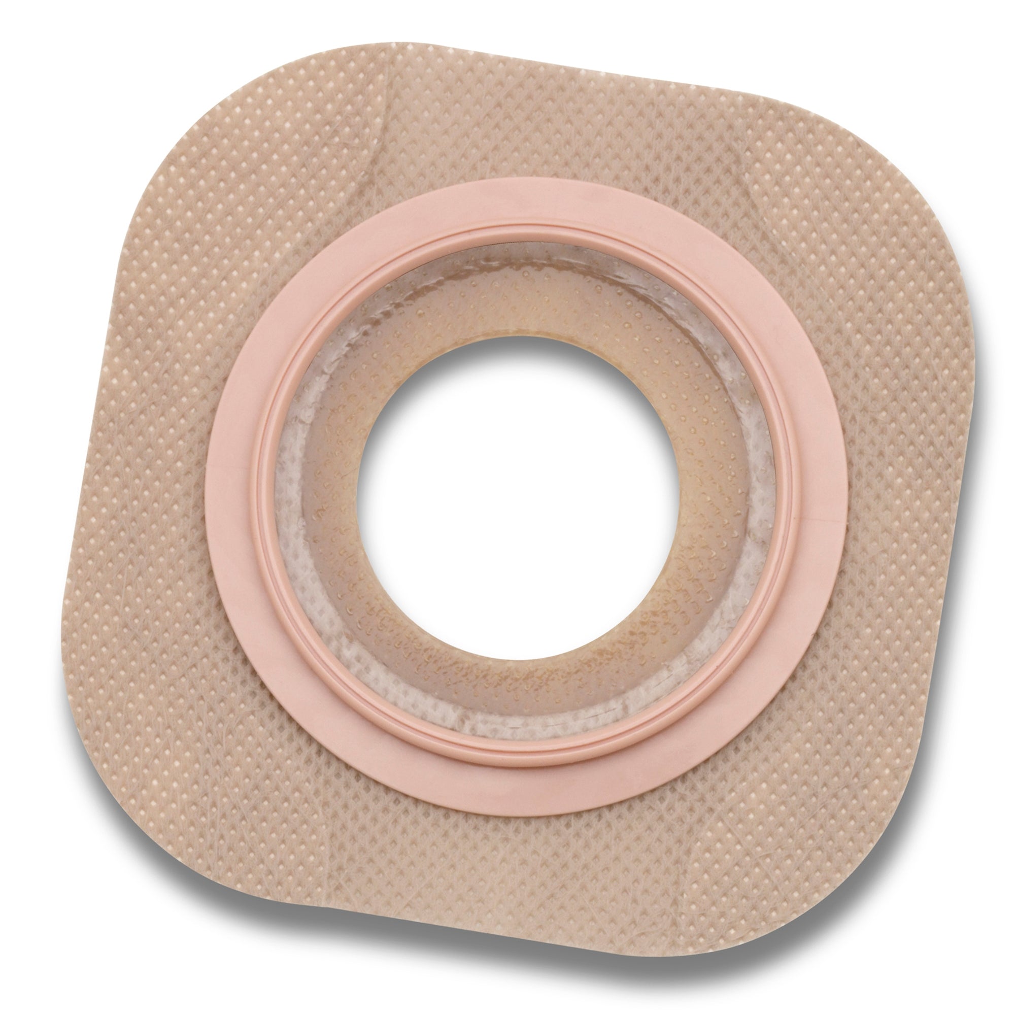 Ostomy Barrier New Image FlexWear Precut, Standard Wear Adhesive Tape 44 mm Flange Green Code System Hydrocolloid 1-1/8 Inch Opening | 5/Box