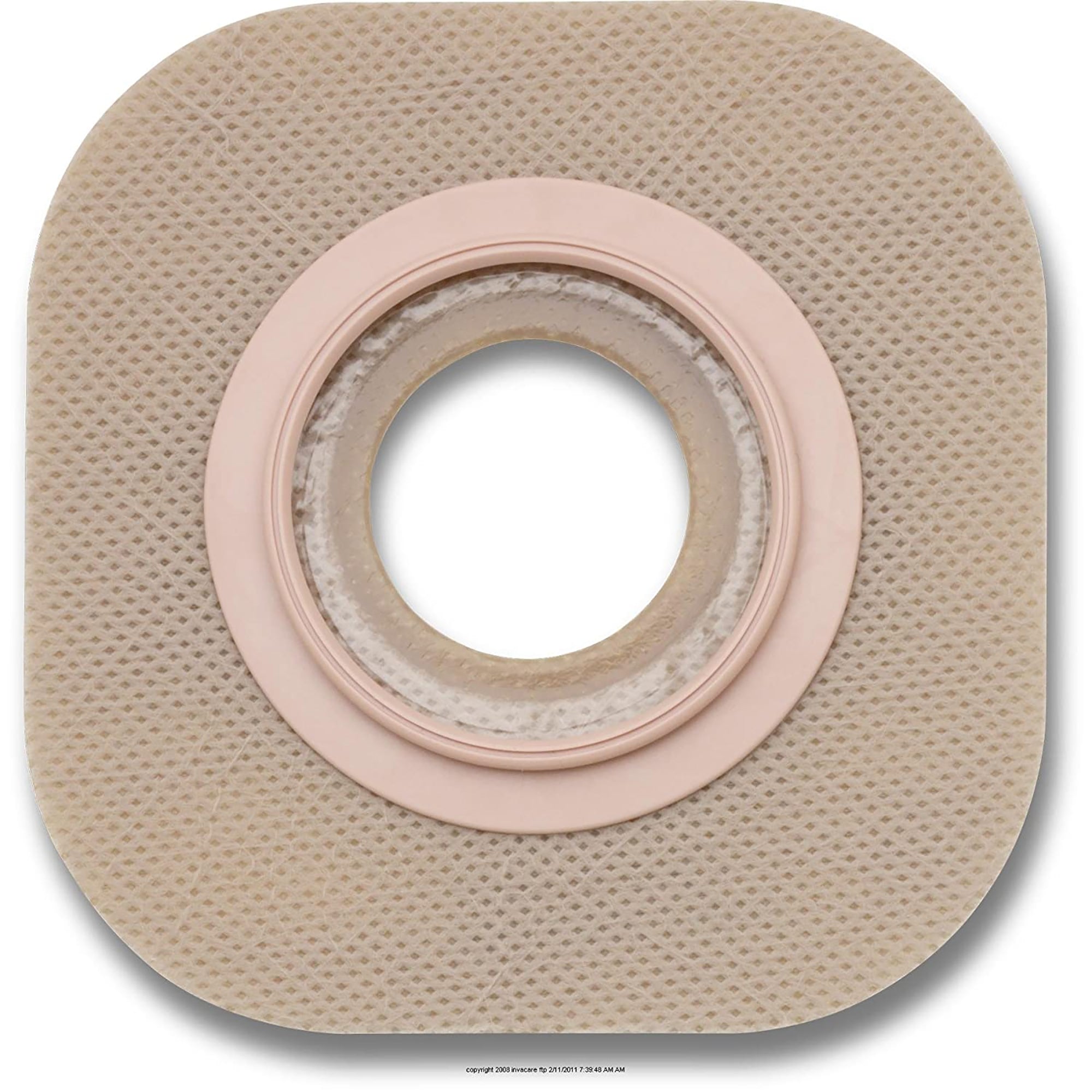 Ostomy Barrier New Image Flextend Precut, Extended Wear Adhesive Tape 44 mm Flange Green Code System Hydrocolloid 1-1/4 Inch Opening | 5/Box