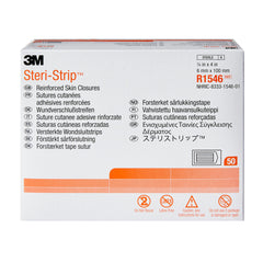 Skin Closure Strip Steri-Strip 1/4 X 4 Inch Nonwoven Material Reinforced Strip White, Packaging Type- Box