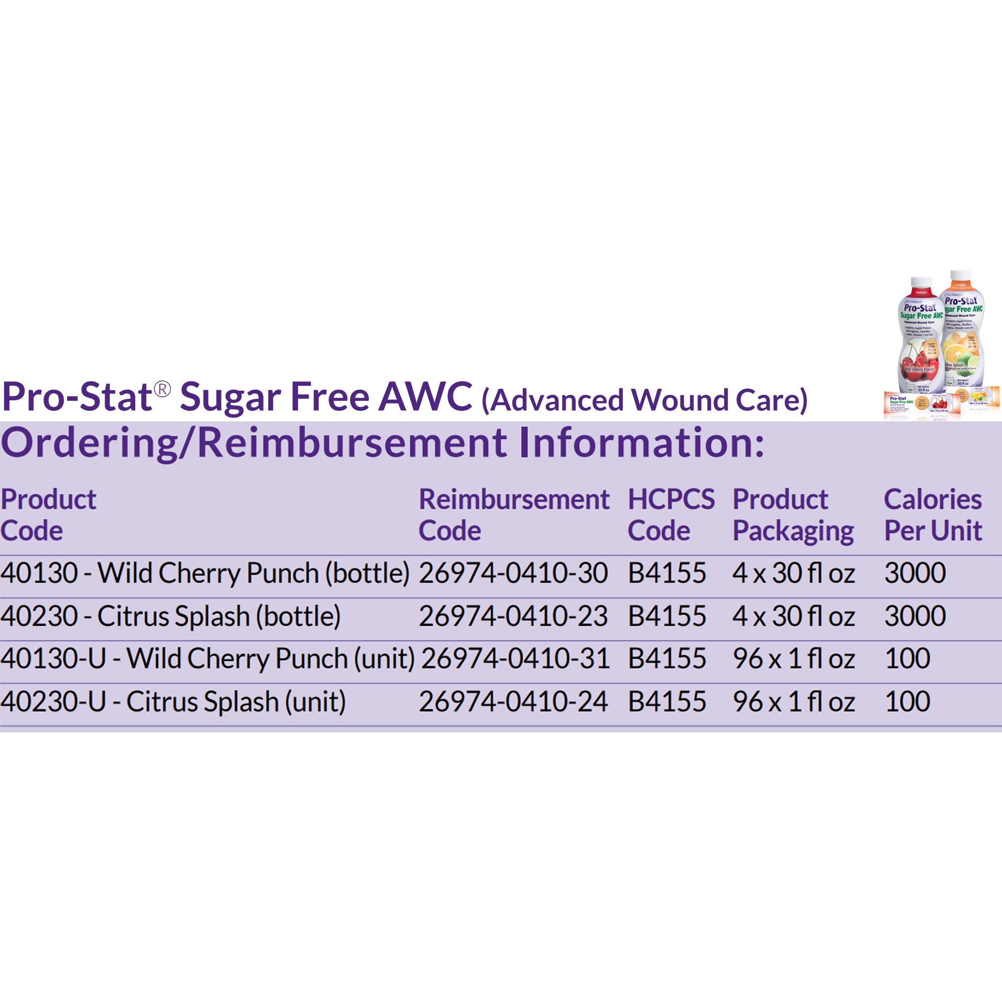 Oral Supplement Pro-Stat AWC Wild Cherry Punch Flavor Liquid 30 oz. Bottle | (4/Case)