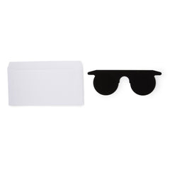 Post Mydriatic Glasses Easy Eyes Gray Tint Film Lens Slip-in One Size Fits Most, Packaging Type- Box