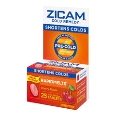 Cold and Cough Relief Zicam 2X - 1X Strength Tablet 25 per Box, Packaging Type- Box