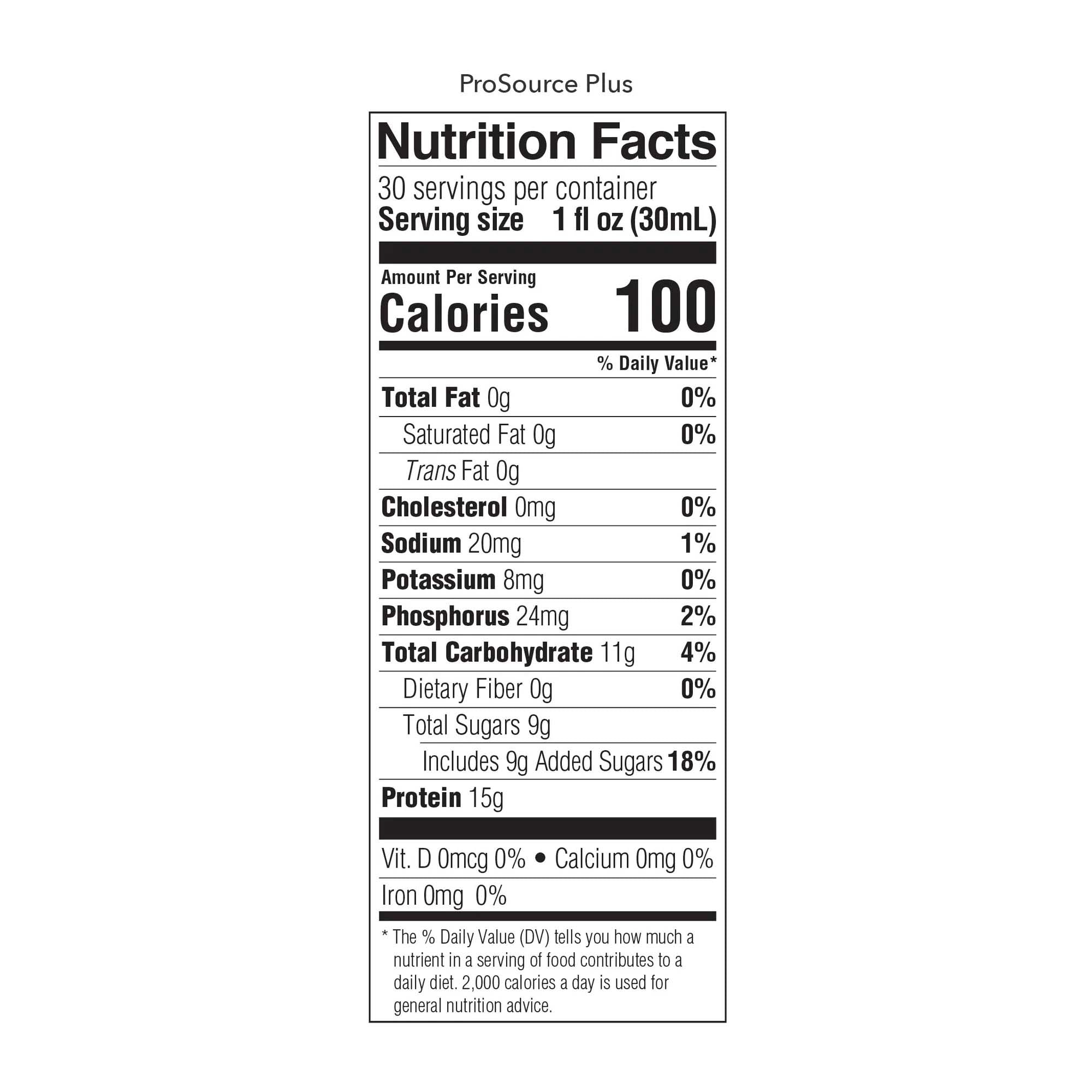 Oral Supplement ProSource Plus Neutral Flavor Liquid 30 oz. Bottle | (4/Case)