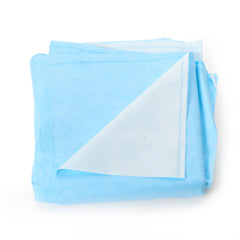 QUICK CHECK* H200 Sterilization Wrap White / Blue 30 X 30 Inch Dual Layer SMS Polypropylene Steam / EO Gas / Hydrogen Peroxide, Packaging Type- Case