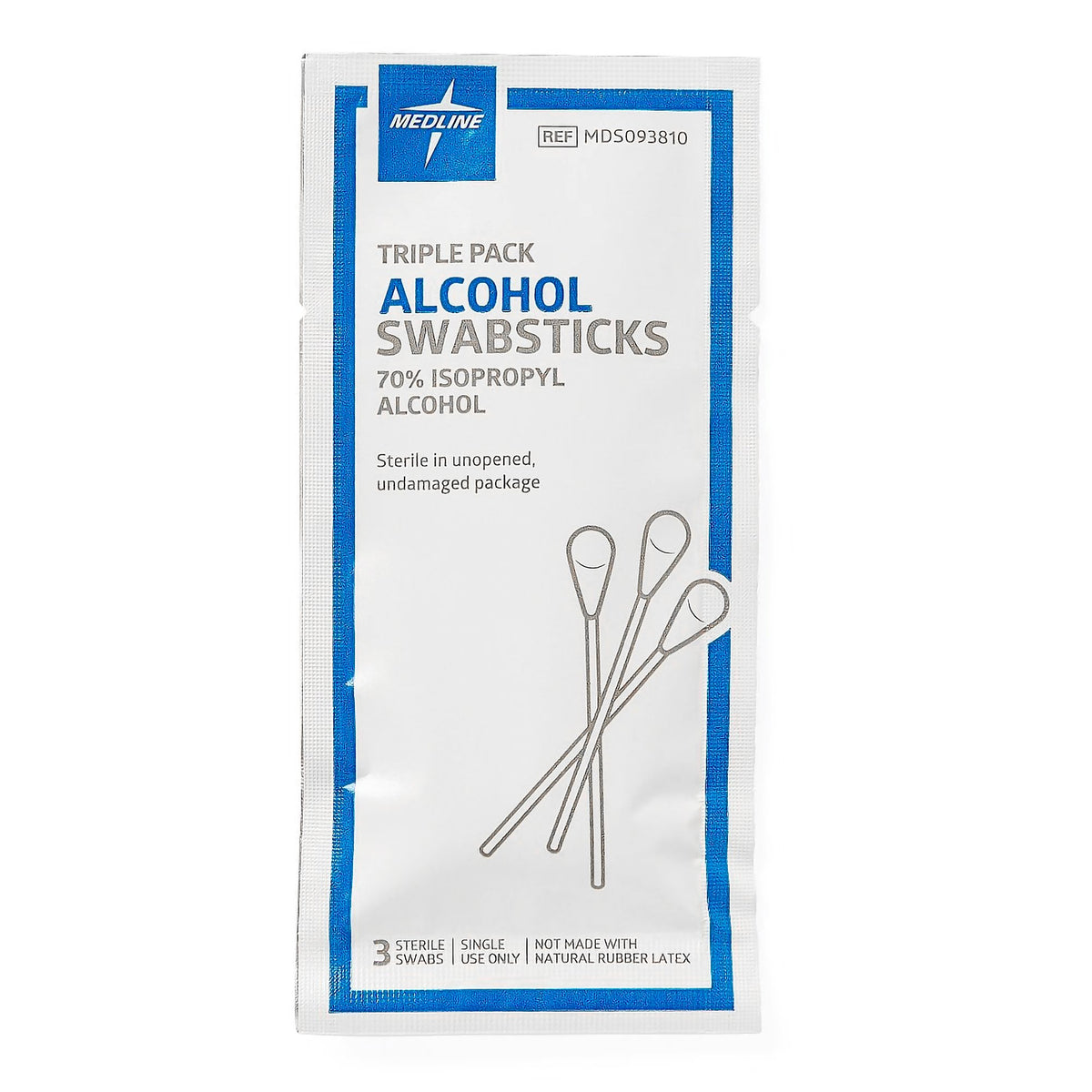 Impregnated Swabstick 70% Strength Isopropyl Alcohol Individual Packet Sterile, Packaging Type- Box