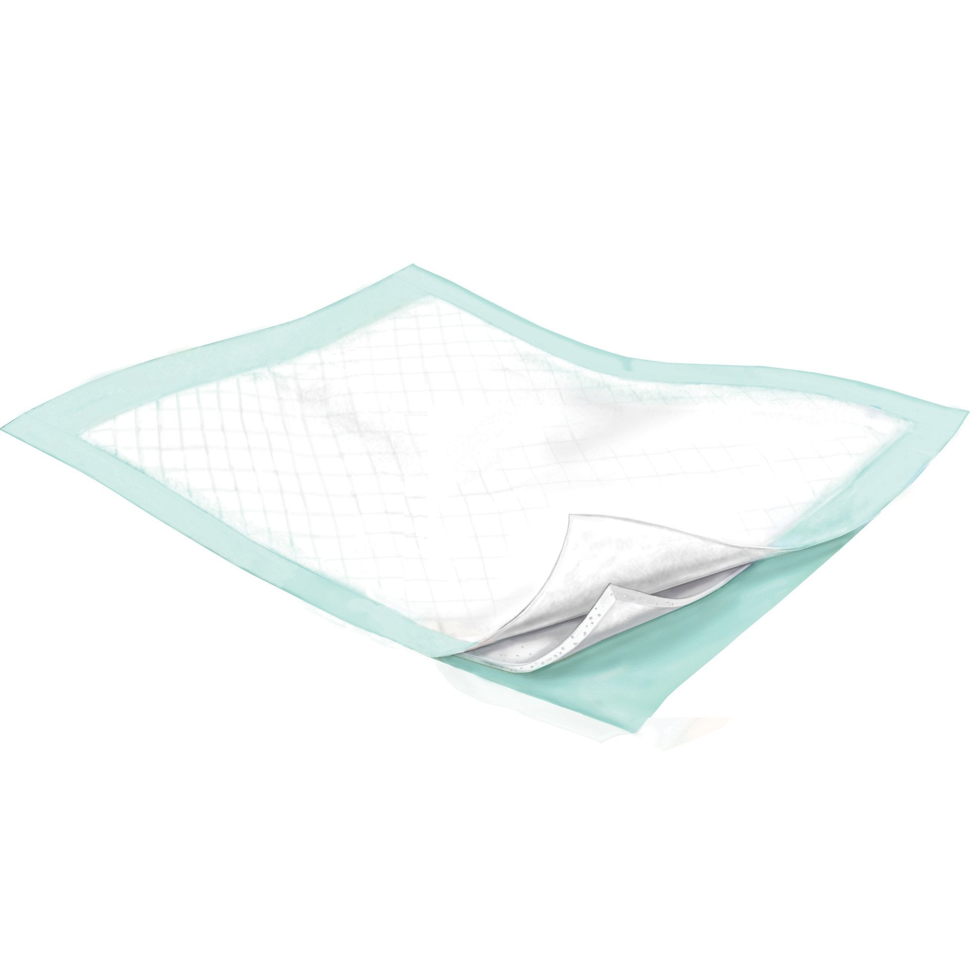 Disposable Underpad Wings Plus 36 X 36 Inch Fluff / Polymer Heavy Absorbency | 4BG/Case
