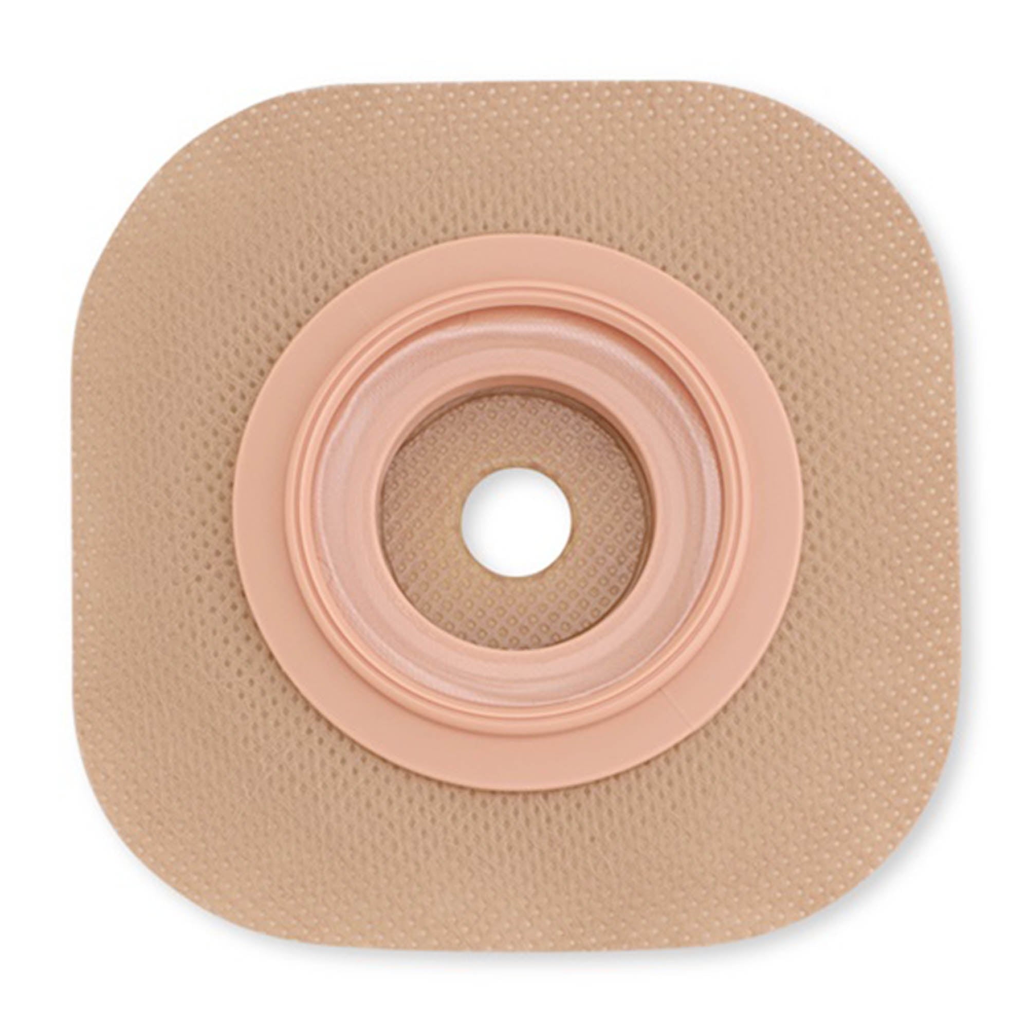 Ostomy Barrier New Image CeraPlus Precut, Extended Wear Adhesive Tape Borders 57 mm Flange Red Code System 1-1/4 Inch Opening | 5/Box