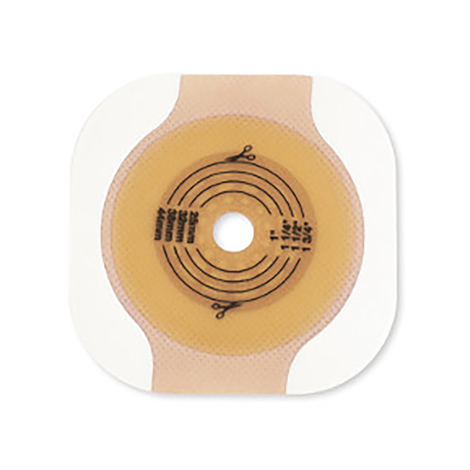 Ostomy Barrier New Image CeraPlus Trim to Fit, Extended Wear Adhesive Tape Borders 57 mm Flange Red Code System Up to 1-3/4 Inch Opening | 5/Box