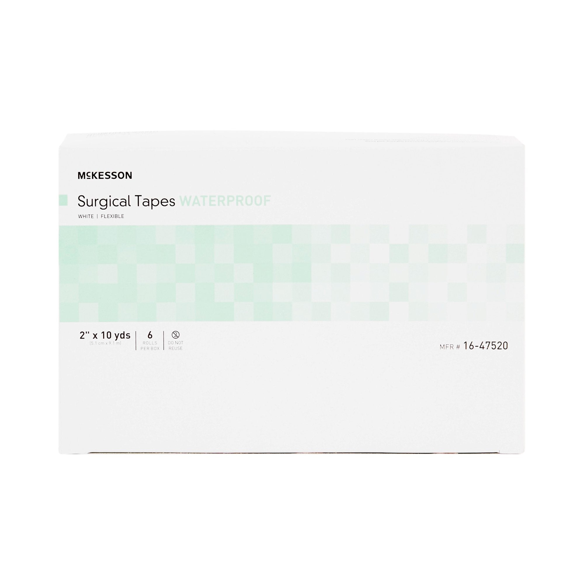 mckesson adhesive medical tape 2 inch x 10 yard white mckesson waterproof medical tape mk520284bx