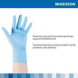 mckesson confiderm 4 5c nitrile exam glove extra small blue mckesson confiderm 4 5c exam glove mk921601bx