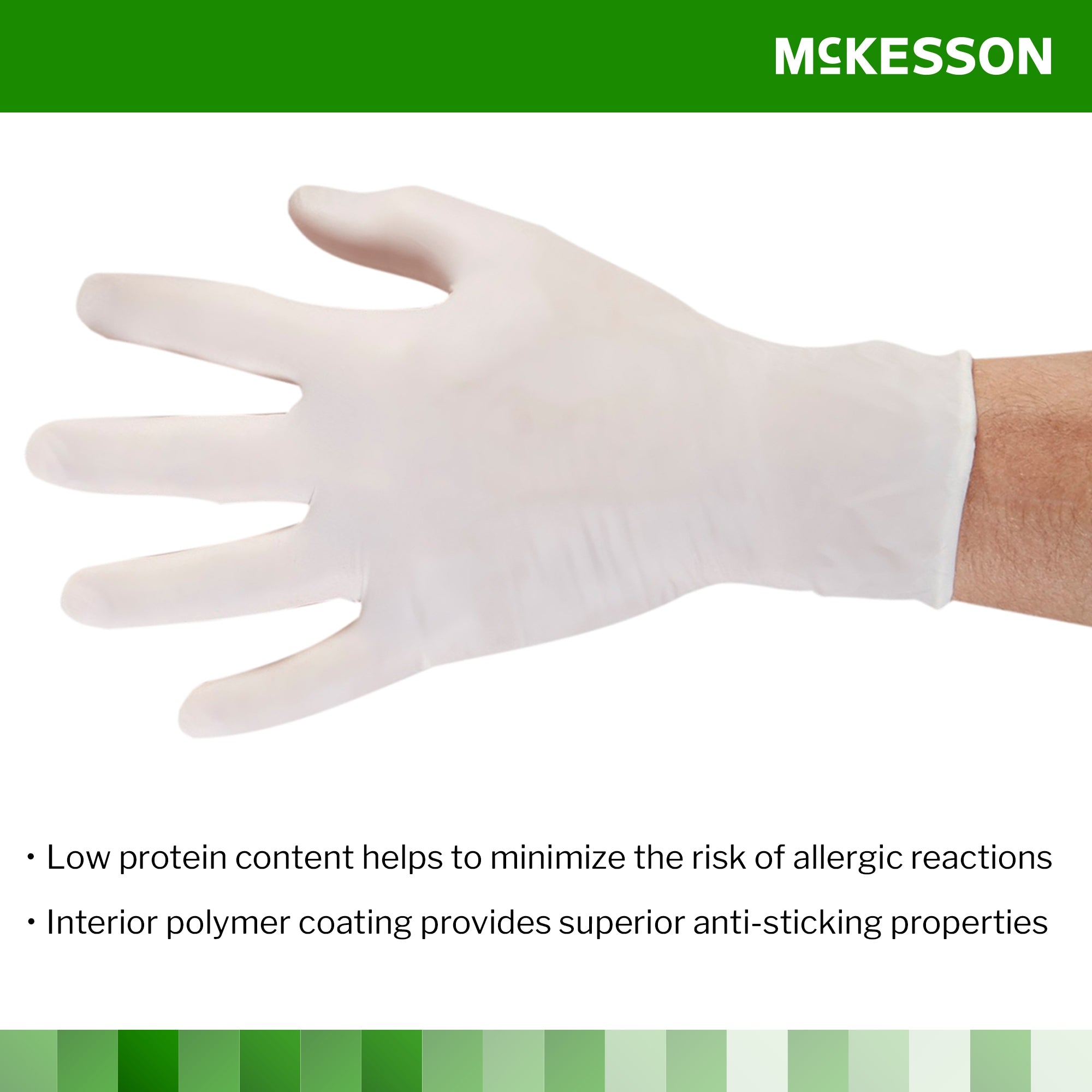 mckesson confiderm latex exam glove extra small ivory mckesson confiderm exam glove mk921596bx