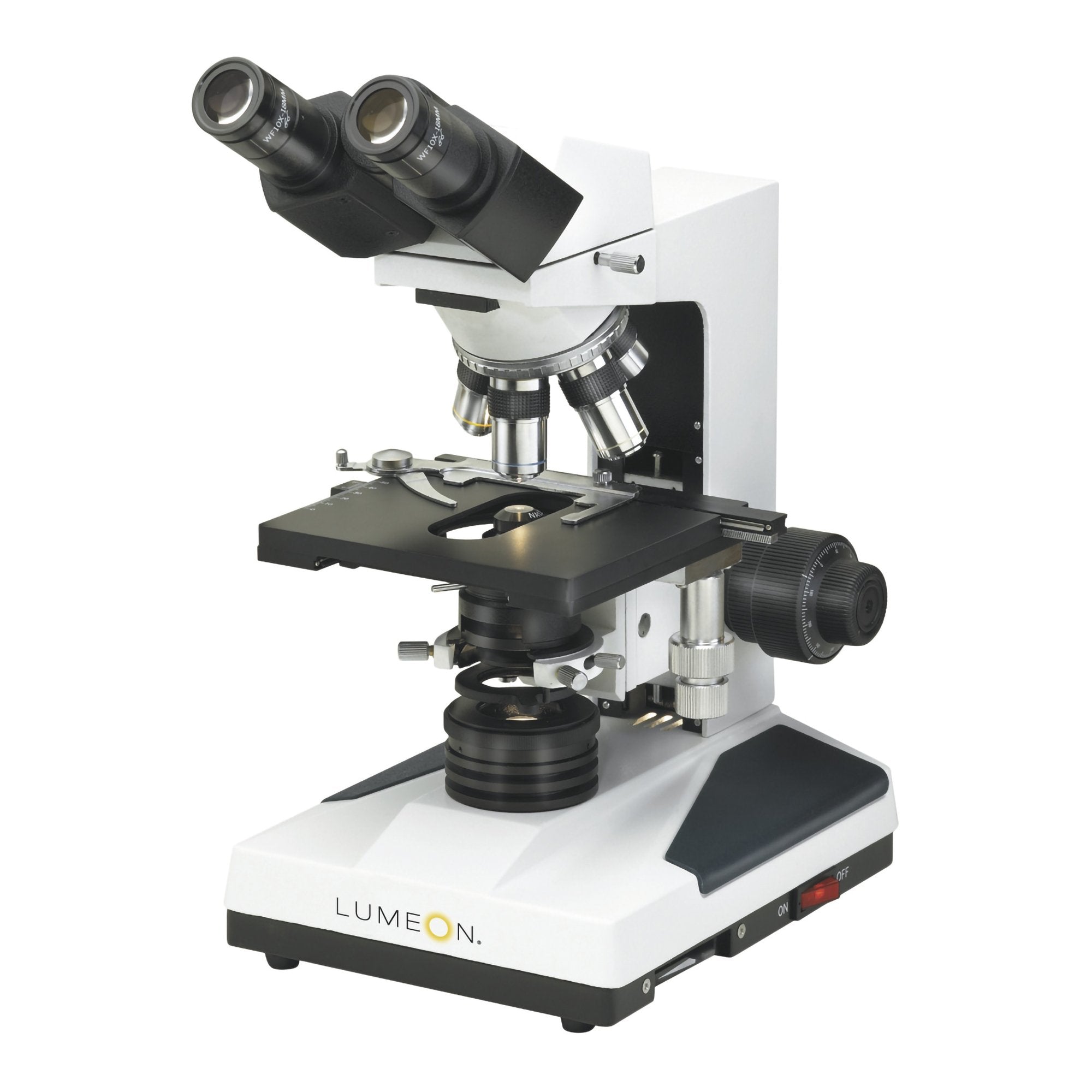 McKesson LUMEON Hematology Microscope Binocular Head 4X, 10X, 40X, 50X Oil and 100X Oil Achromatic Objectives