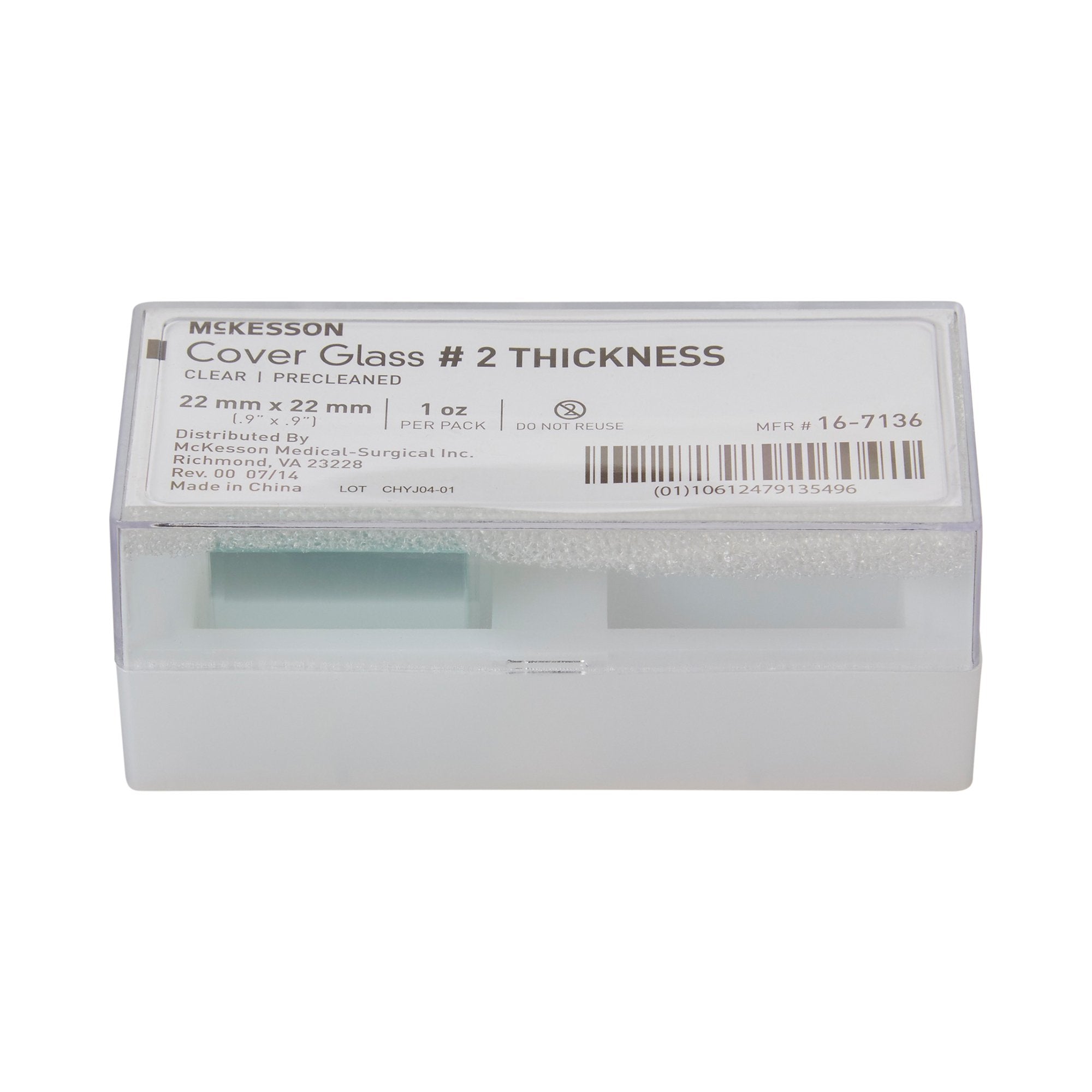 mckesson no 2 thickness cover glass 22 x 22 mm mckesson cover glass mk484340bx