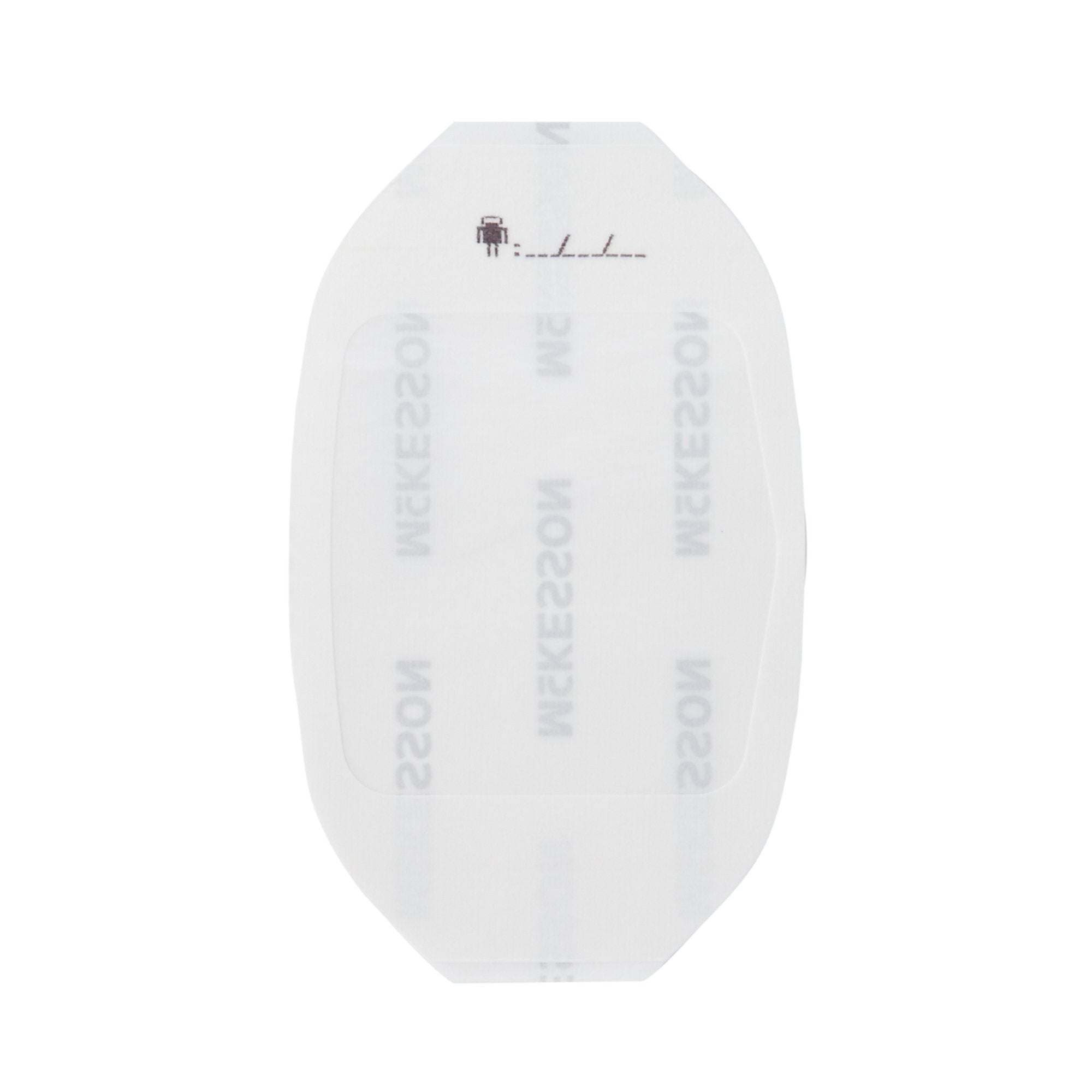 mckesson octagonal sterile dressing with frame style delivery 2 3 8 x 2 3 4 inch transparent mckesson transparent film dressing mk886408bx