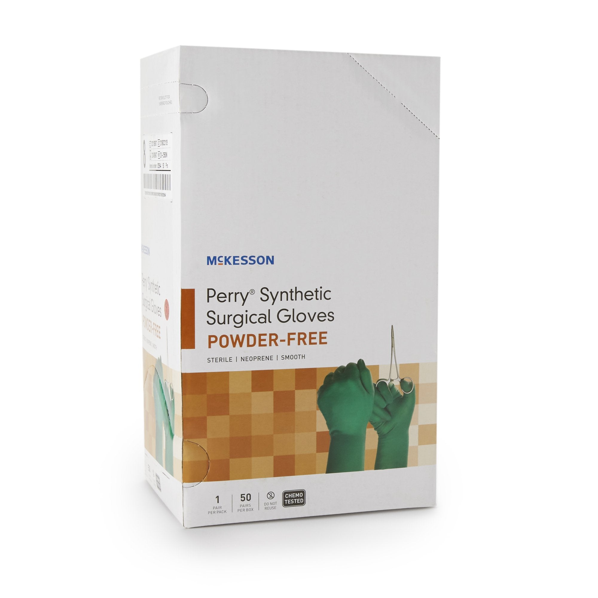 mckesson perry performance plus polychloroprene surgical glove size 8 green mckesson perry performance plus surgical glove mk1044740bx