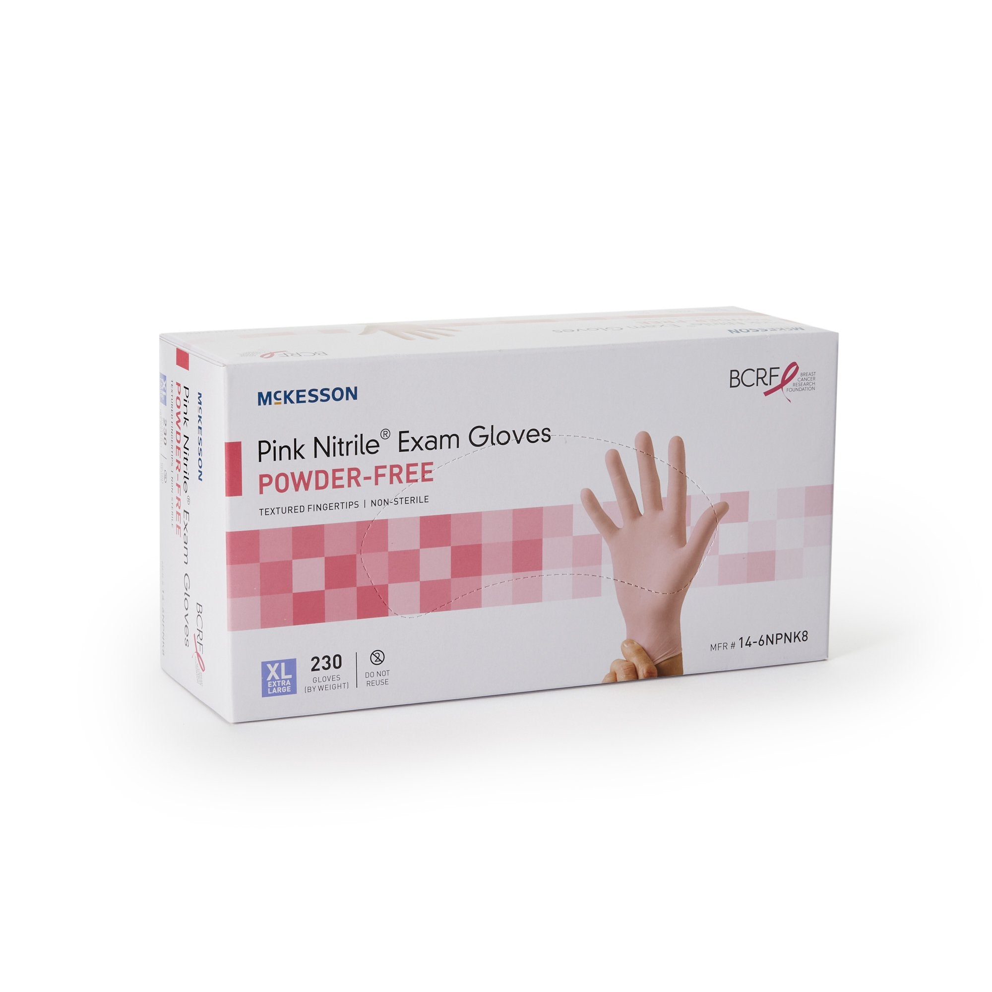 mckesson pink nitrile nitrile exam glove extra large pink mckesson pink nitrile exam glove mk1065404bx