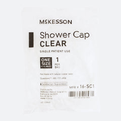 Shower Cap McKesson One Size Fits Most Clear