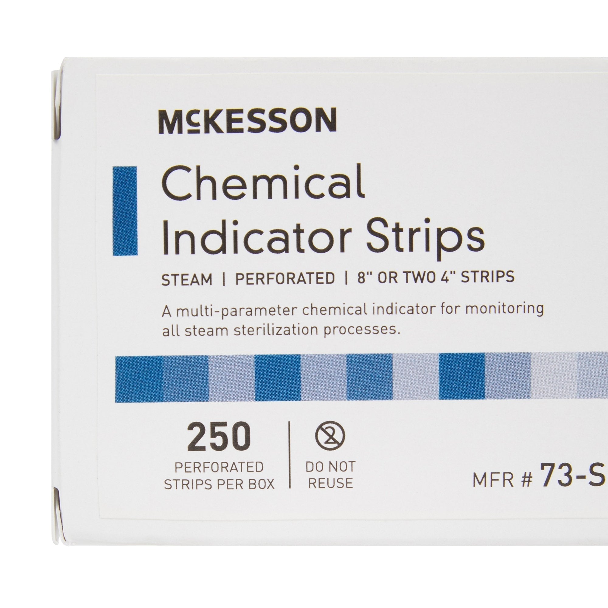 mckesson sterilization chemical indicator strip steam 8 inch packaging type box