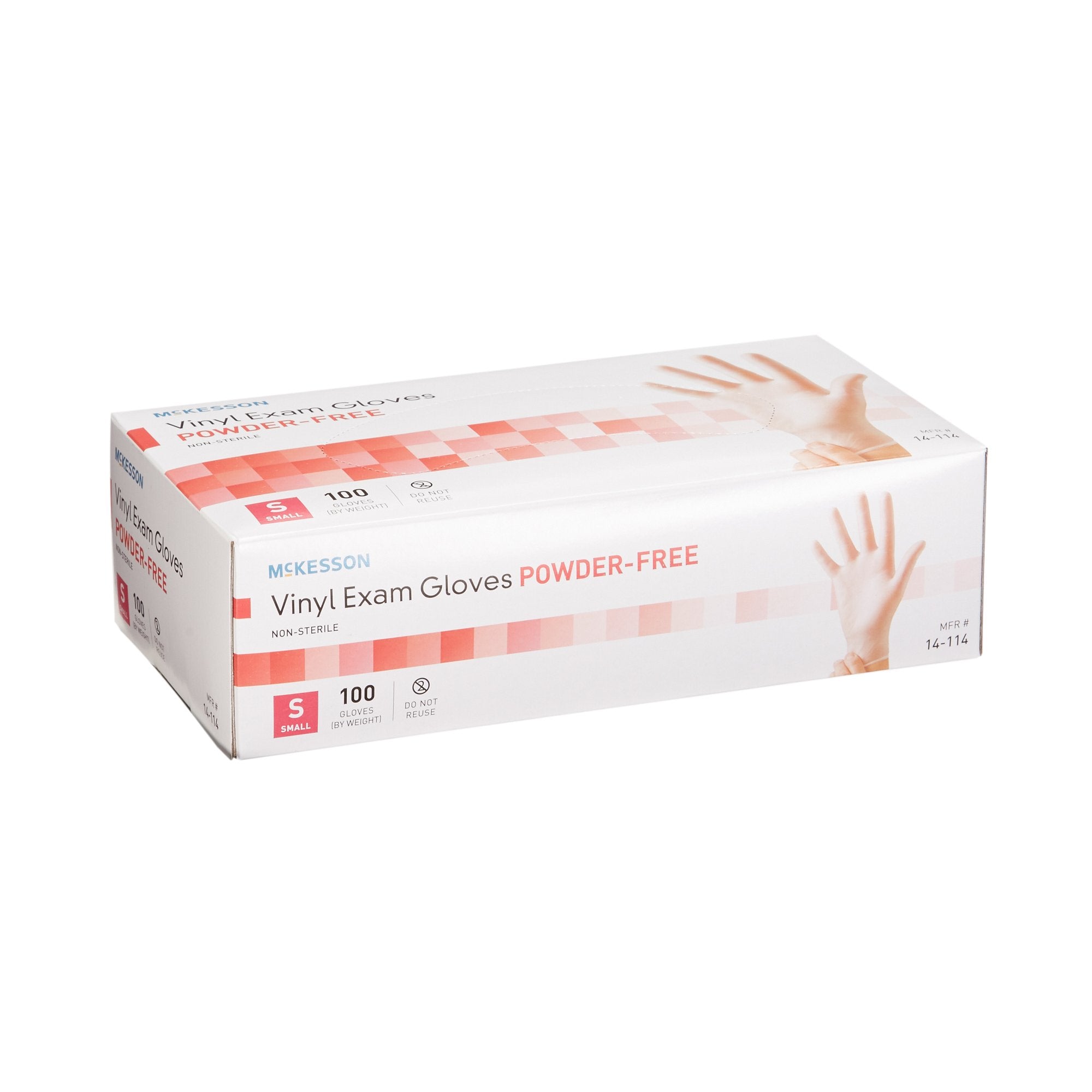 mckesson vinyl exam glove small clear mckesson exam glove mk354438bx