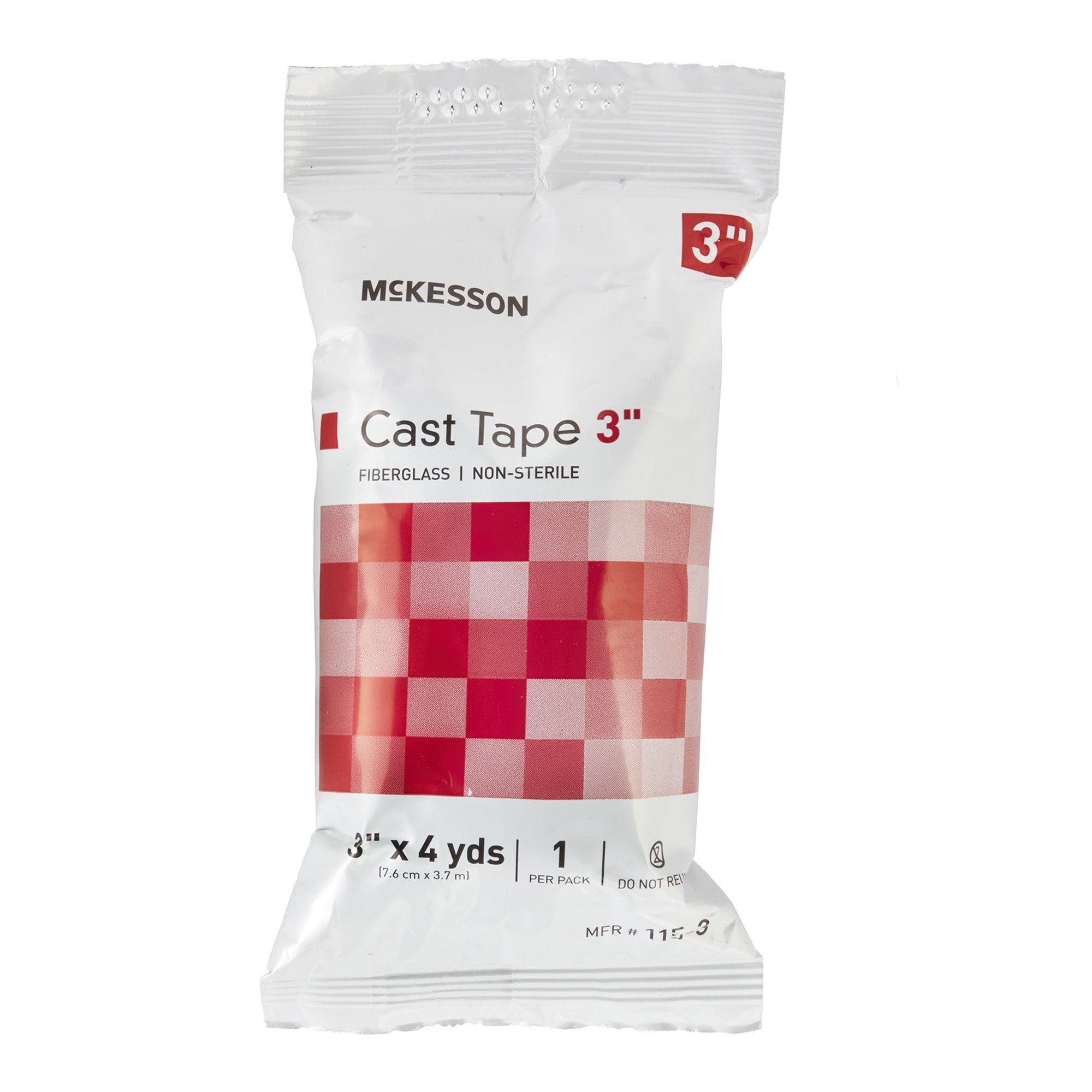 mckesson white cast tape 3 inch x 4 yard mckesson cast tape mk733690bx