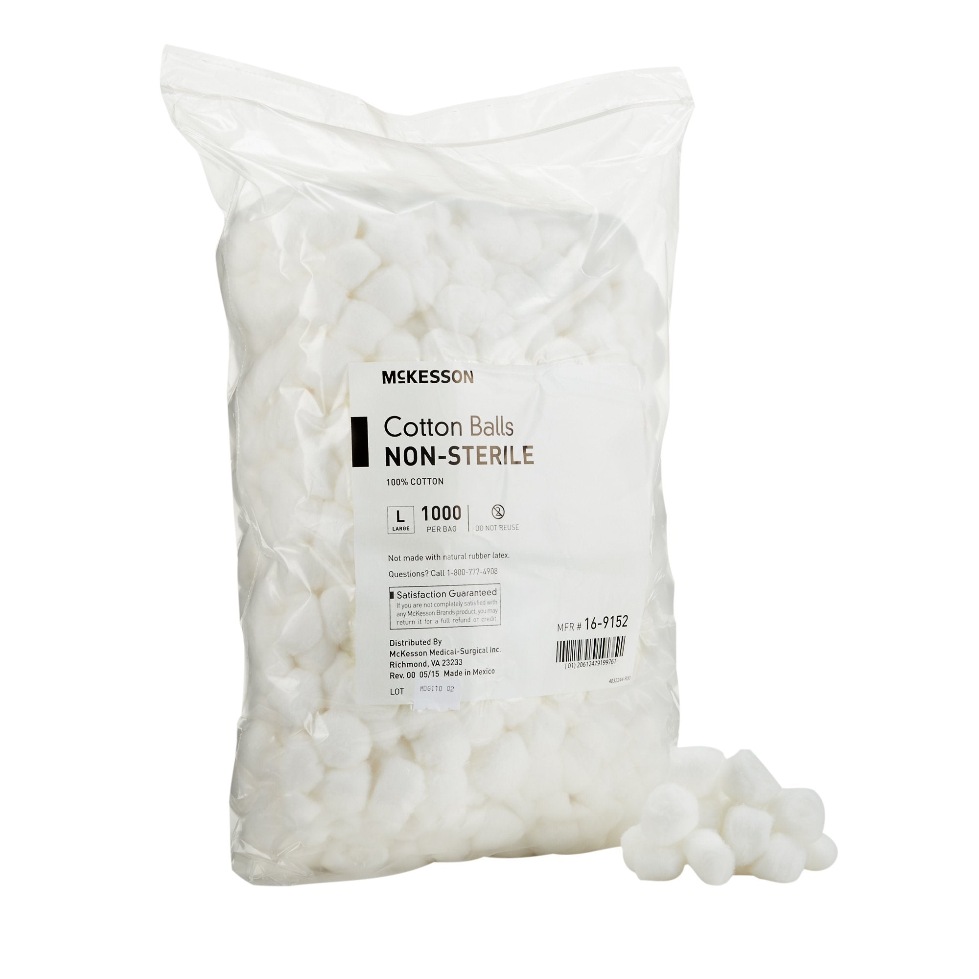 Cotton Ball McKesson Large NonSterile
