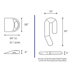 medcline shoulder relief system bundle s m up to 59 medcline shoulder positioner system mk1254776ea