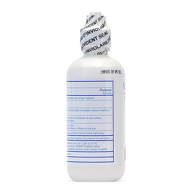 medi first ophthalmic solution eyewash 16 oz medi first eyewash solution mk853625ea