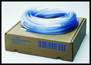 Suction Tubing Medi Vac Clear 9/32 Inch I.D. 6 Foot Length Non Conductive Plastic Sterile