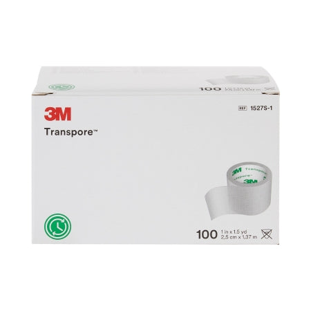 medical tape 3m transpore transparent 1 inch x 1 1 2 yard plastic nonsterile packaging type case