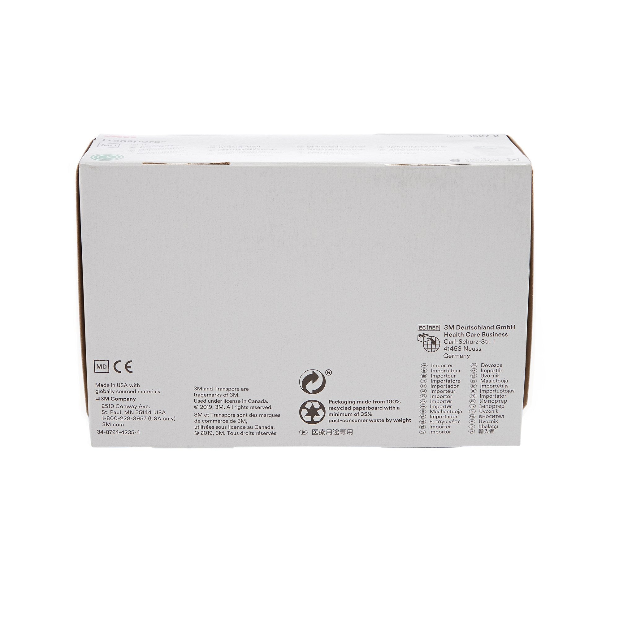 medical tape 3m transpore transparent 2 inch x 10 yard plastic nonsterile packaging type case