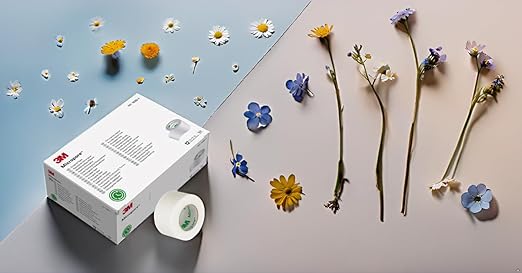 medical tape 3m transpore white white 3 inch x 10 yard plastic nonsterile packaging type box