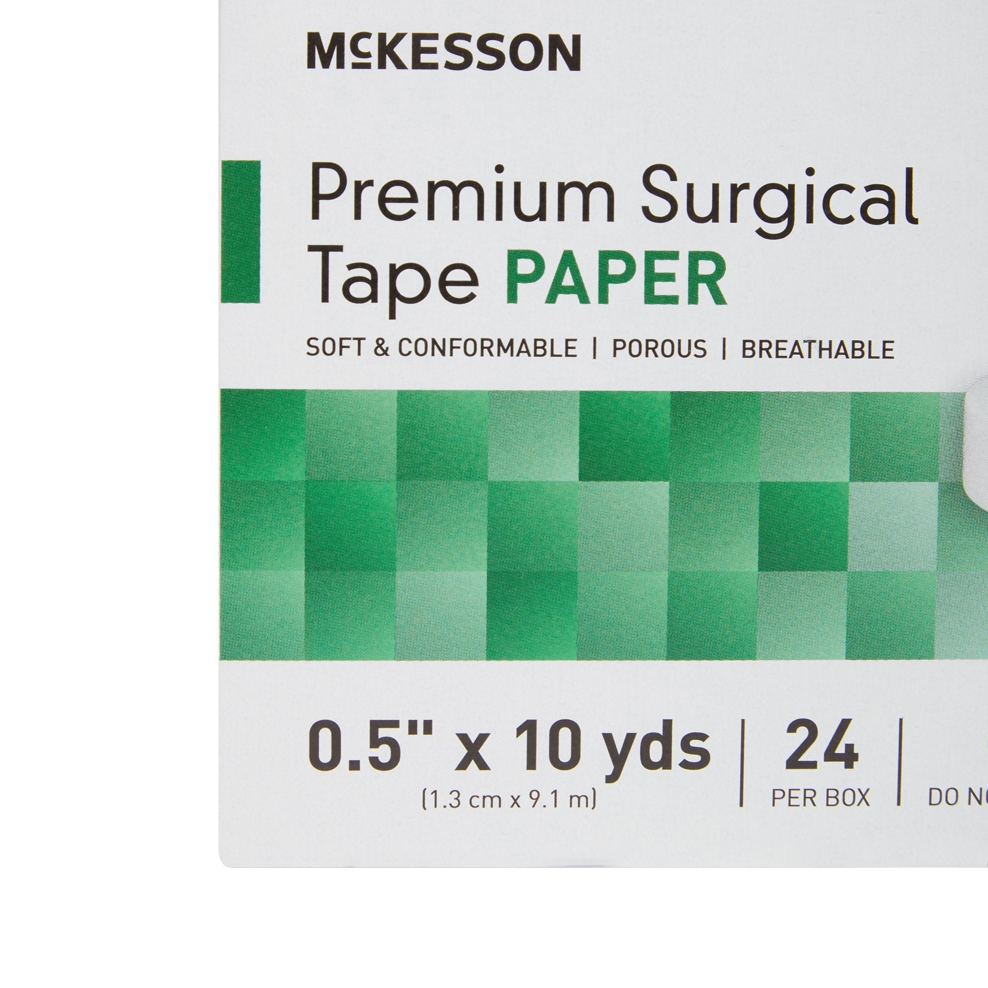 medical tape mckesson white 1 2 inch x 10 yard paper nonsterile packaging type box