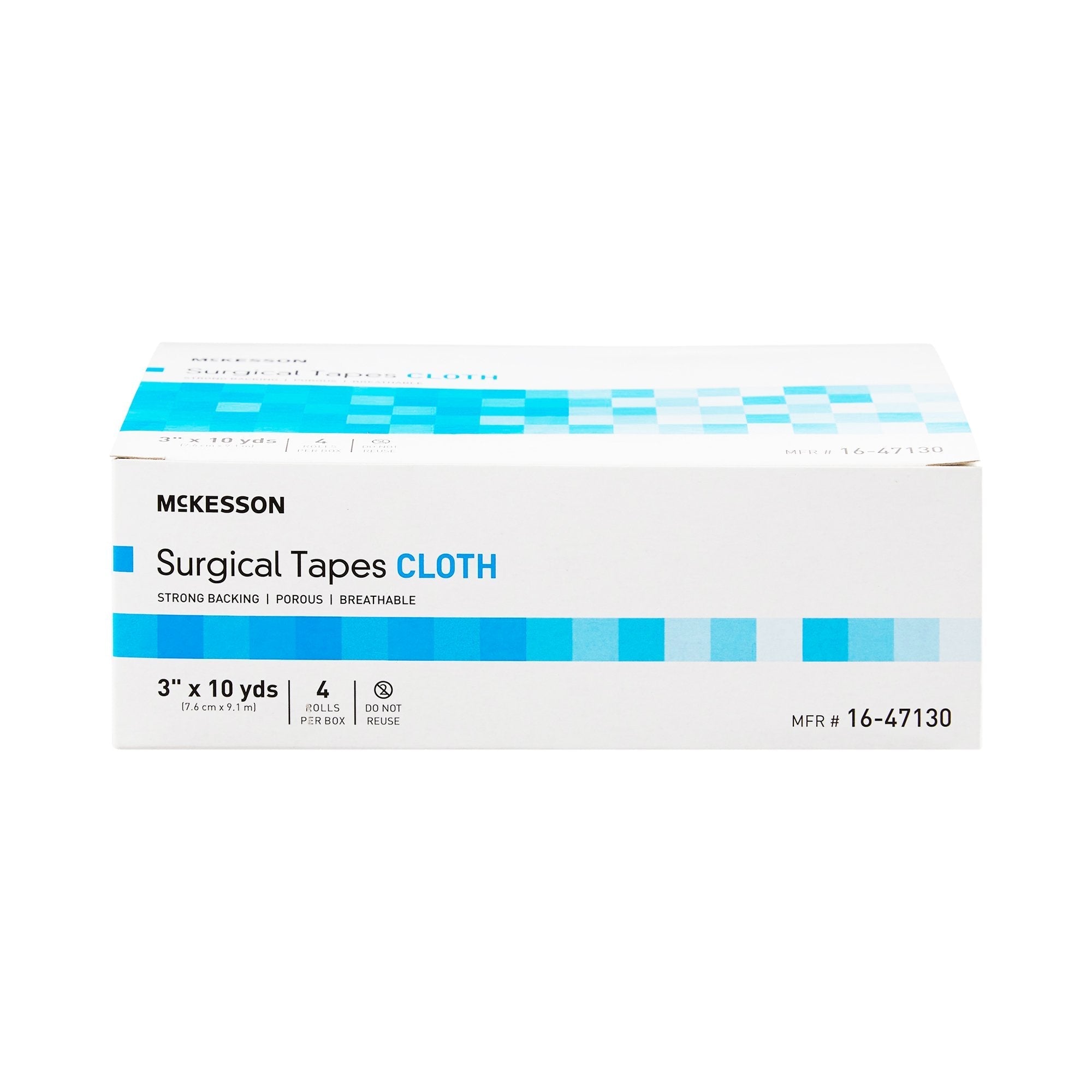 medical tape mckesson white 3 inch x 10 yard silk like cloth nonsterile packaging type box