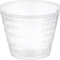 medicine cup 1 oz clear plastic disposable nonsterile packaging type case