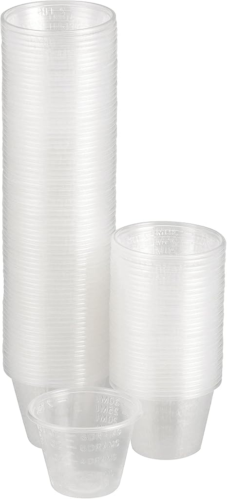 medicine cup 1 oz clear plastic disposable nonsterile packaging type case