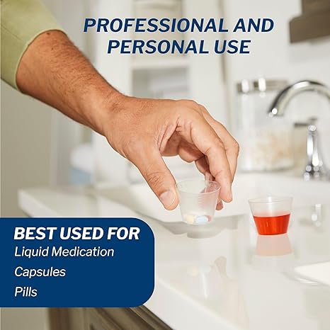 medicine cup 1 oz clear plastic disposable nonsterile packaging type case