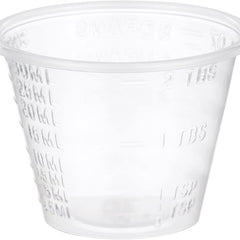 medicine cup 1 oz clear plastic disposable nonsterile packaging type case