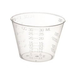 Medicine Cup 1 oz. Clear Plastic Disposable NonSterile
