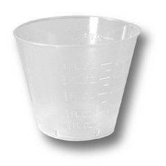 Medicine Cup Economy 1 oz. Clear Plastic Disposable NonSterile