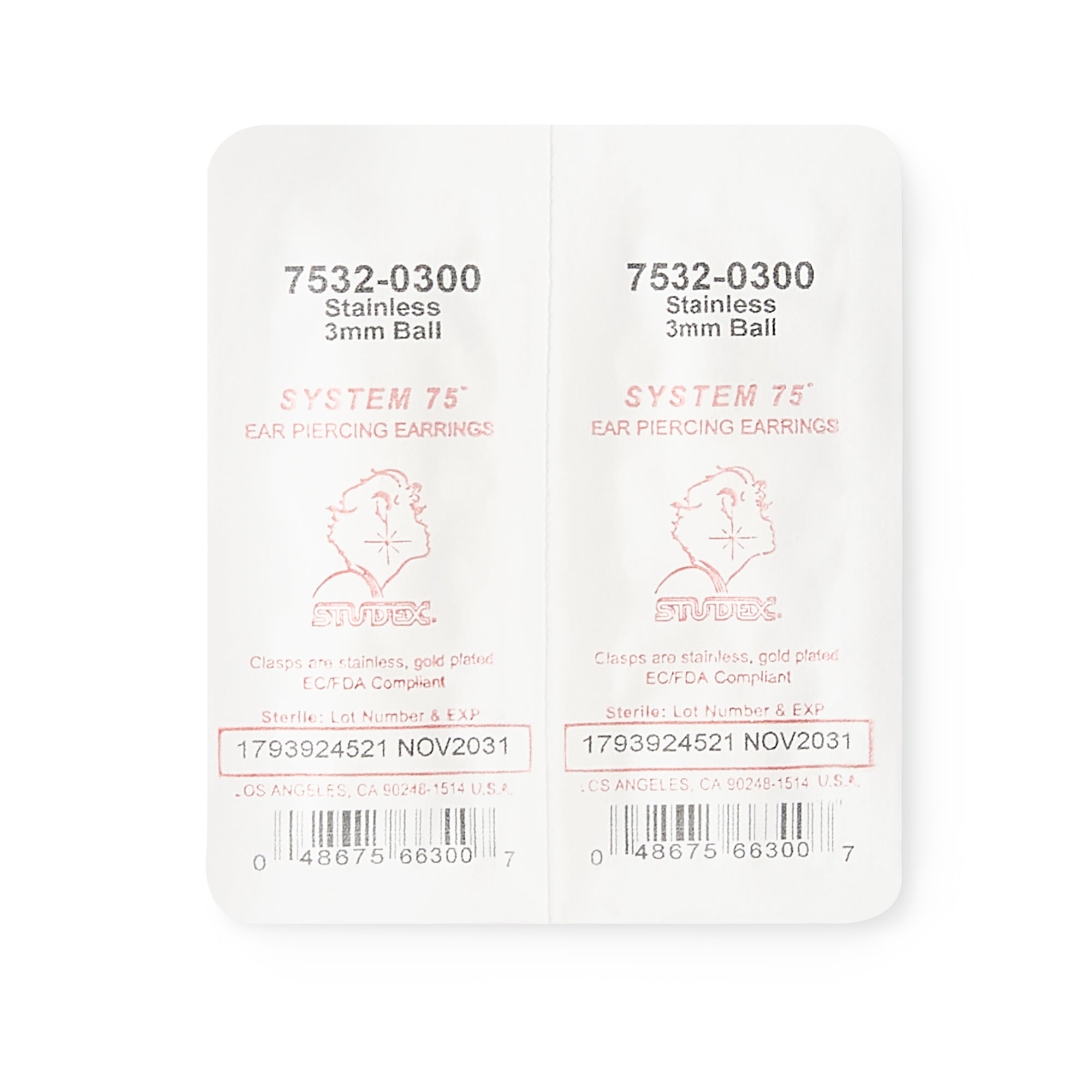 medisystem ear piercing studs 0 mini ear piercing stud mk950781ea