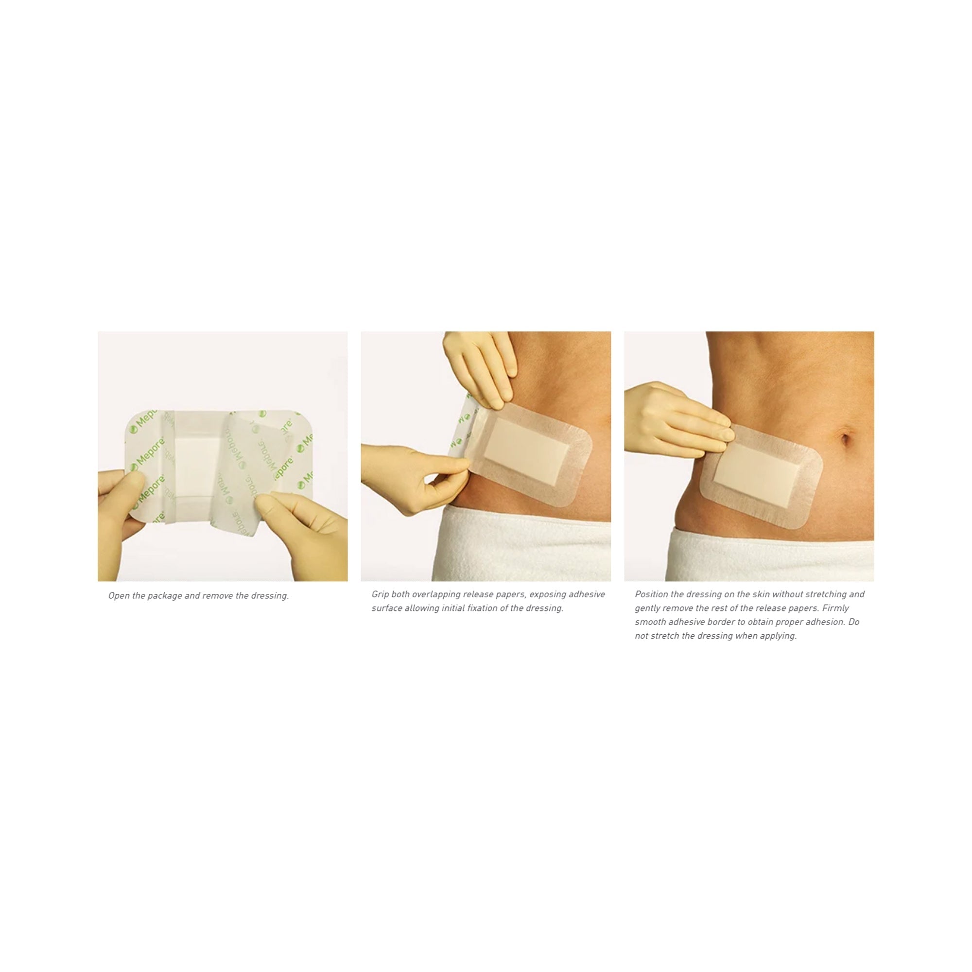 mepore pro white adhesive dressing 3 2 3 x 12 inch mepore pro composite dressing mk571860bx