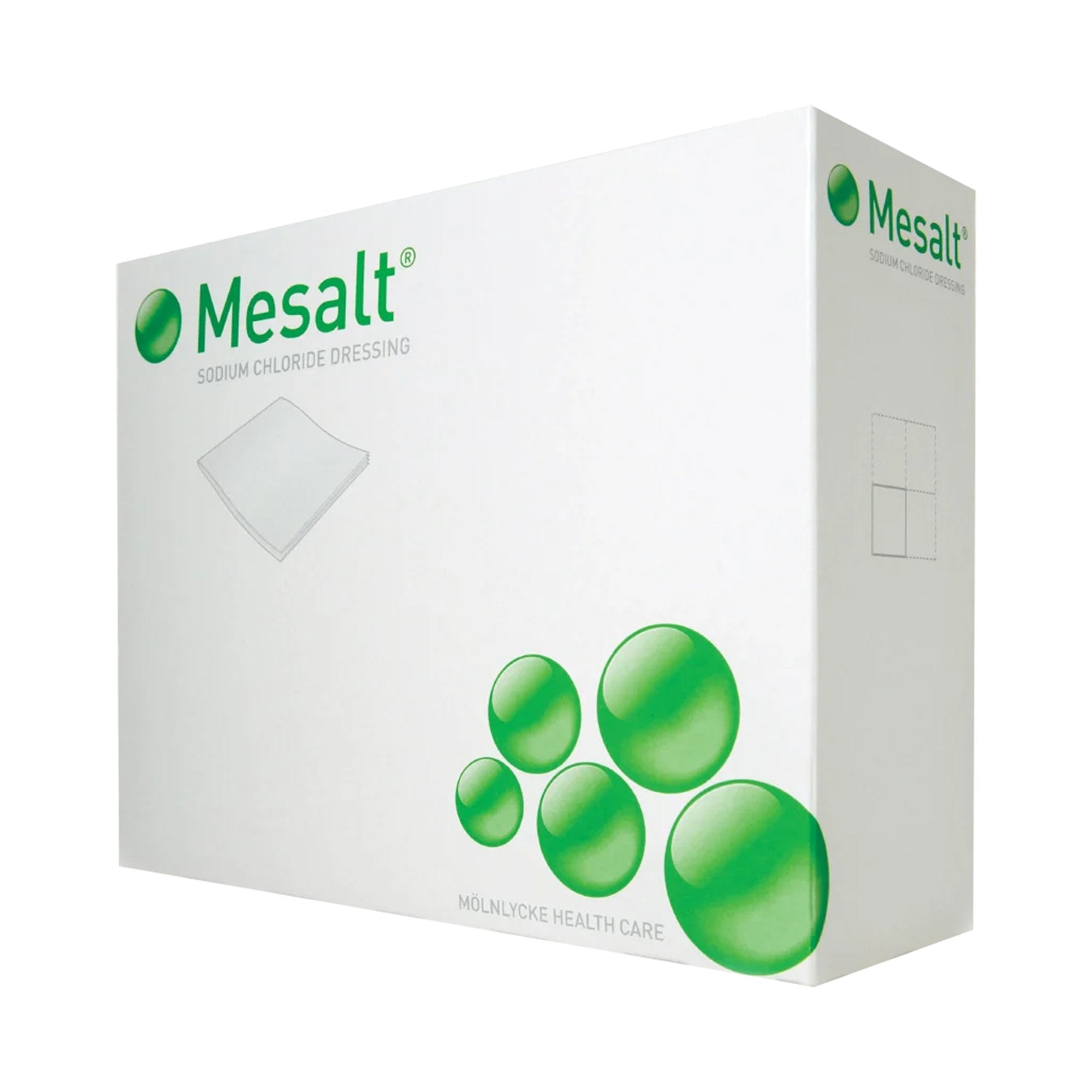 mesalt sodium chloride impregnated dressing 6 x 6 inch mesalt sodium chloride impregnated dressing mk400463bx