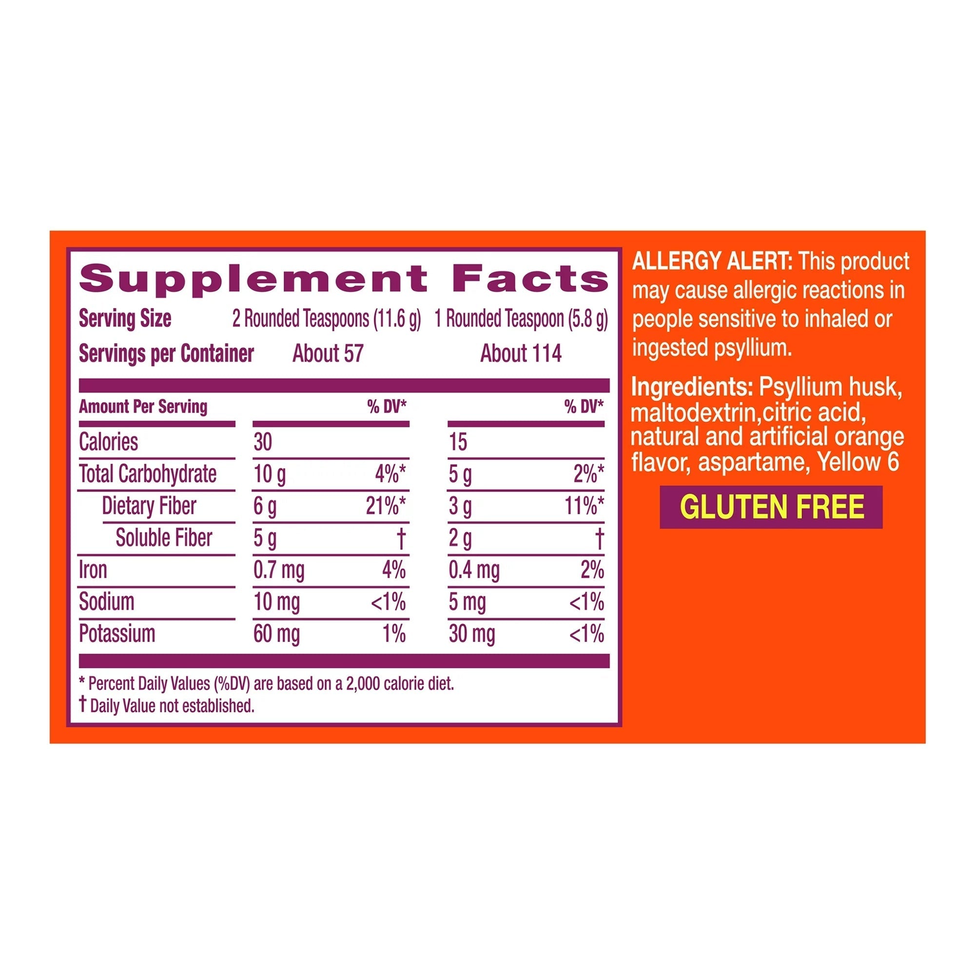 metamucil psyllium fiber supplement orange powder metamucil fiber supplement mk1189588ea