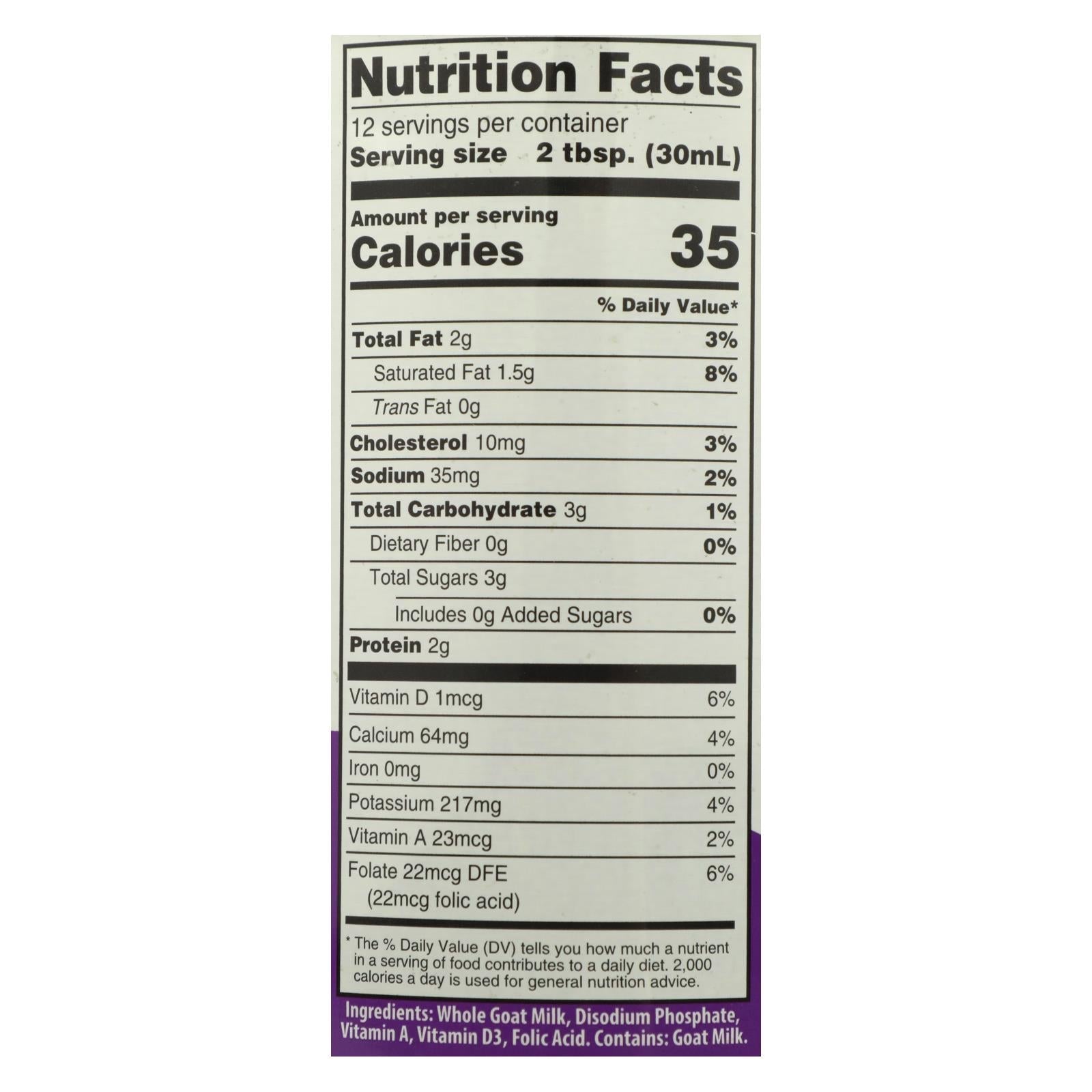 Meyenberg Evaporated Goat Milk Case Of 12 12 Fl Oz. All Care Store