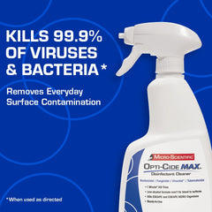 micro scientific opti cide max alcohol based surface disinfectant cleaner opti cide max surface disinfectant cleaner mk1100338ea