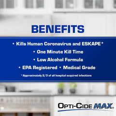 micro scientific opti cide max alcohol based surface disinfectant cleaner opti cide max surface disinfectant cleaner mk1100338ea
