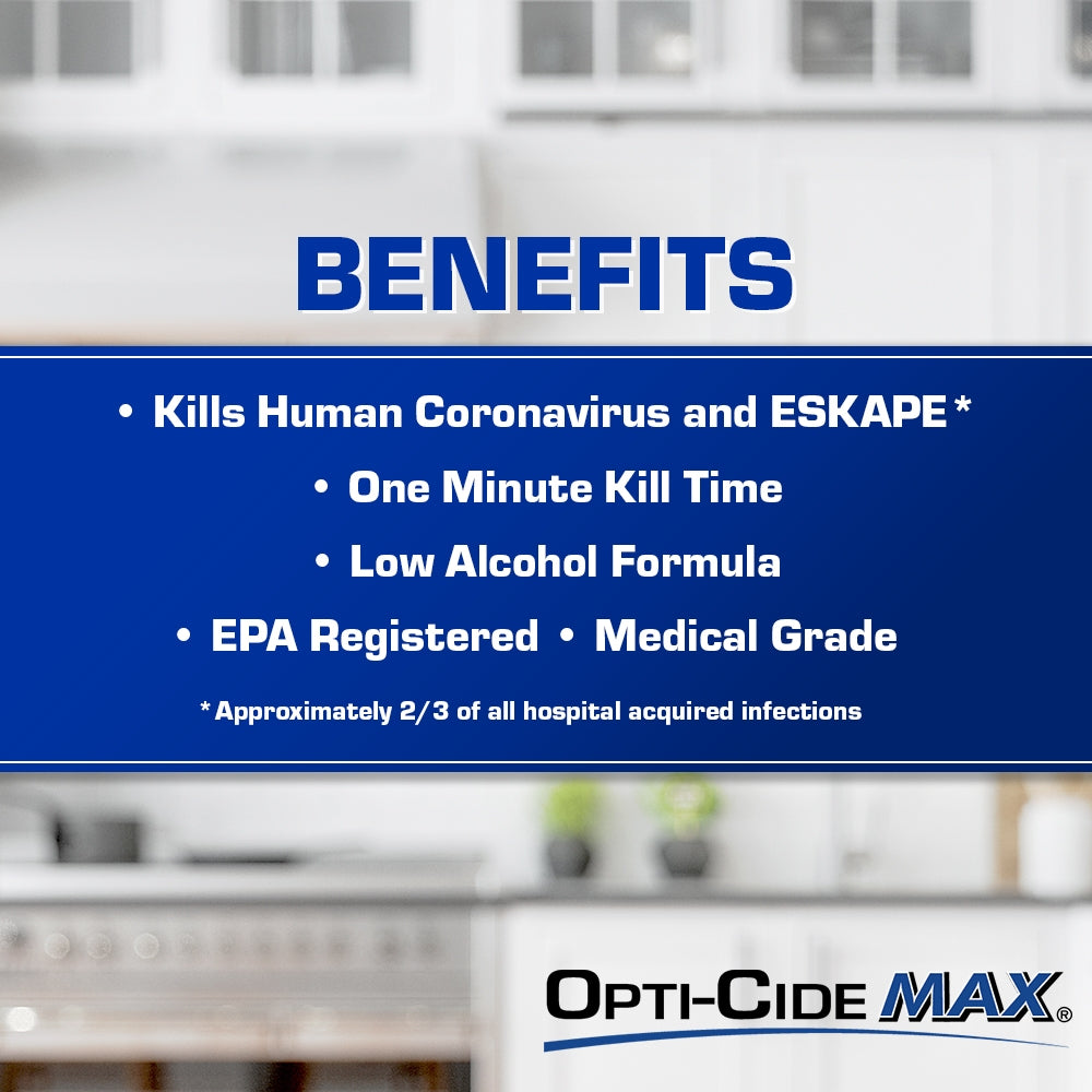 micro scientific opti cide max alcohol based surface disinfectant cleaner opti cide max surface disinfectant cleaner mk1100338ea